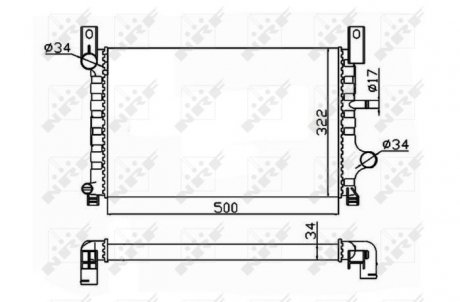 Радиатор NRF 506224