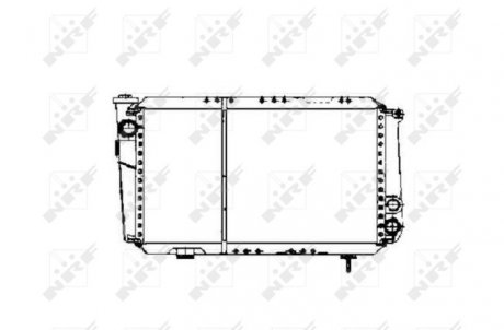 Радіатор, охолодження двигуна NRF 507343 (фото 1)