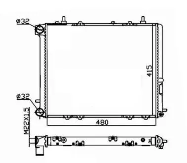 Автозапчасть NRF 507352A
