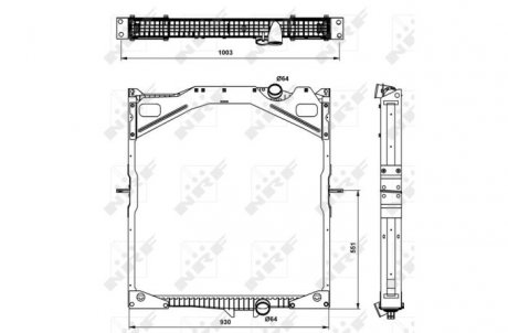 Радіатор NRF 509702