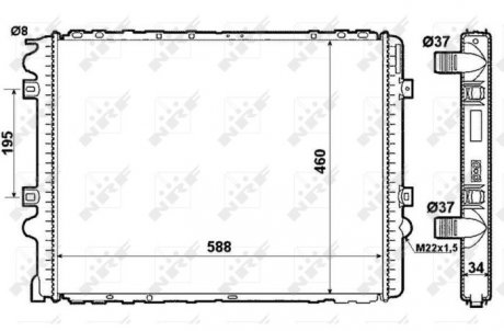 Радіатор NRF 509710