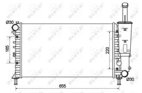 Автозапчасть NRF 53124
