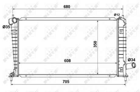 Радиатор NRF 53189