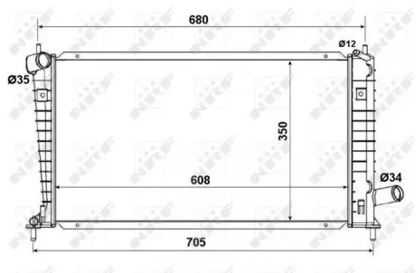Радиатор NRF 53189