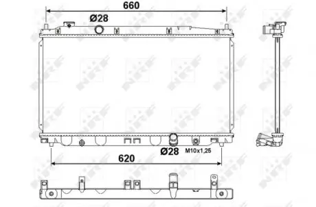 Радиатор NRF 53194