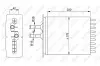 Радиатор обогрева салона NRF 53205 (фото 5)