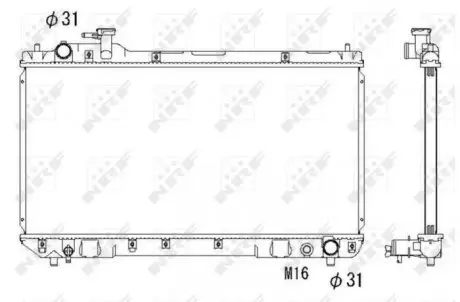 Радиатор NRF 53275
