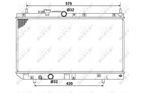 Радиатор NRF 53277