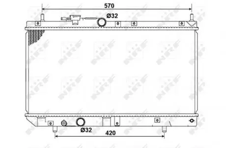 Радиатор NRF 53277
