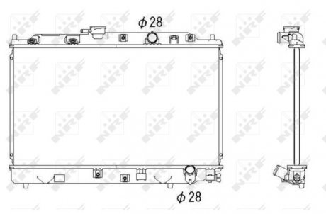 Радіатор NRF 53286