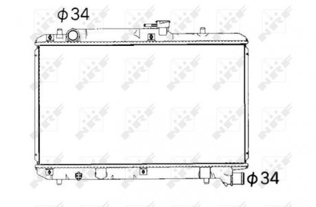 Радиатор NRF 53351