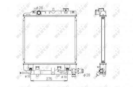 Радиатор NRF 53434