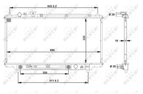 Радіатор NRF 53519