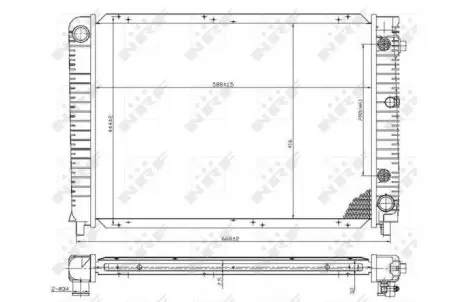Радиатор NRF 53953
