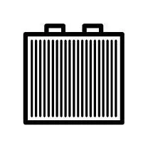 Радіатор пічки AUDI A1, A1 ALLSTREET, A1 CITY CARVER, SEAT ARONA, IBIZA V, VW POLO VI, TAIGO, T-CROSS 1.0-2.0 01.17- NRF 54487