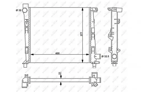 Радіатор NRF 54717