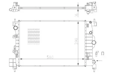 Автозапчасть NRF 550003