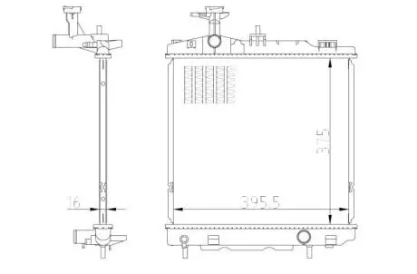 Автозапчасть NRF 550022