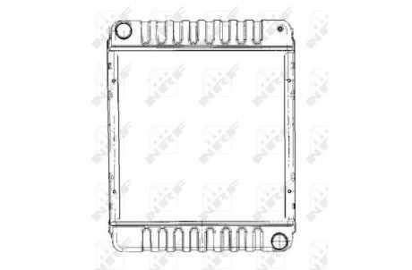 Радиатор, охлаждение двигателя NRF 55311 (фото 1)