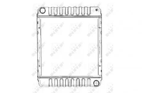 Радіатор, охолодження двигуна NRF 55311