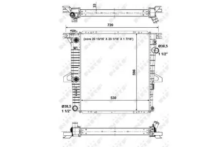 Автозапчасть NRF 56033