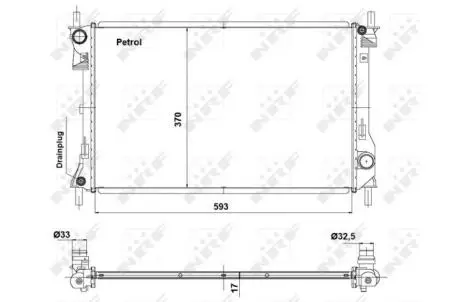 Автозапчасть NRF 56041