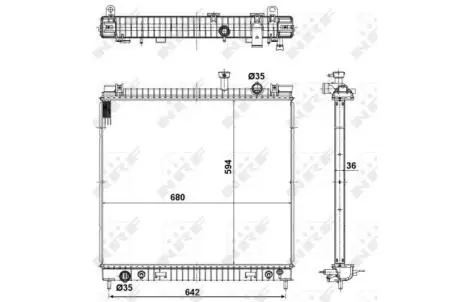 Автозапчасть NRF 56082