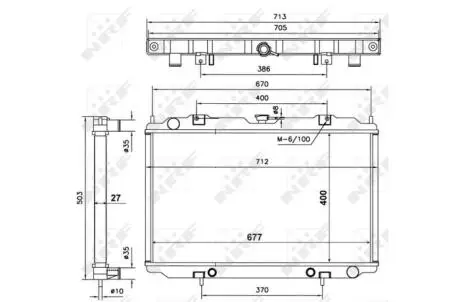 Автозапчасть NRF 56087
