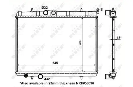 Автозапчасть NRF 56095