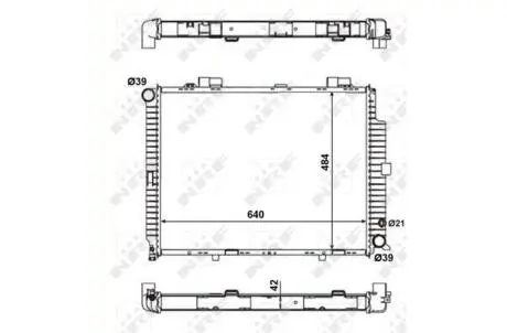 Автозапчасть NRF 56139