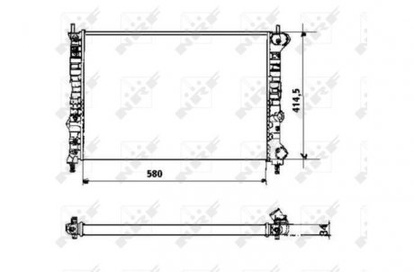 Радиатор NRF 58169