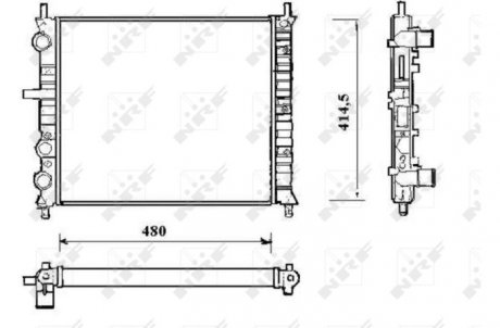 Радіатор NRF 58191