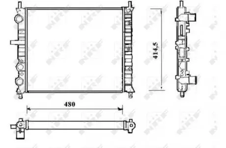Радиатор NRF 58191