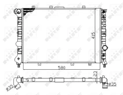 Автозапчасть NRF 58202A