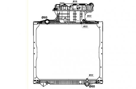 Радиатор NRF 58278