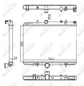 Автозапчасть NRF 58303A