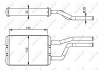 Радиатор печки NRF 58358 (фото 5)
