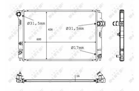 Автозапчасть NRF 58382