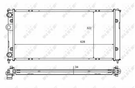 Автозапчасть NRF 58386