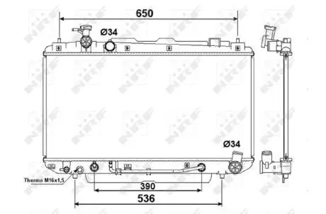 Автозапчасть NRF 58415