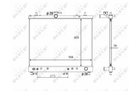 Автозапчасть NRF 58446