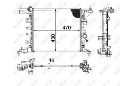 Автозапчасть NRF 58477