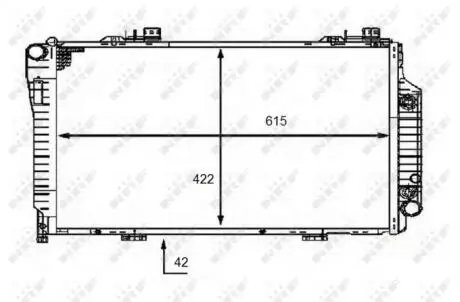 Автозапчасть NRF 58483