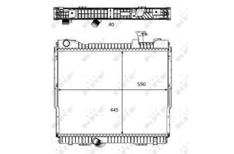 Автозапчасть NRF 58484