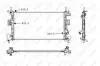 Радіатор двигуна FORD C-MAX II, FOCUS III, FOCUS III/HATCHBACK, GRAND C-MAX 1.6-Electric 07.10-02.20 NRF 58487 (фото 1)