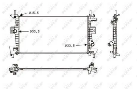 Автозапчасть NRF 58487