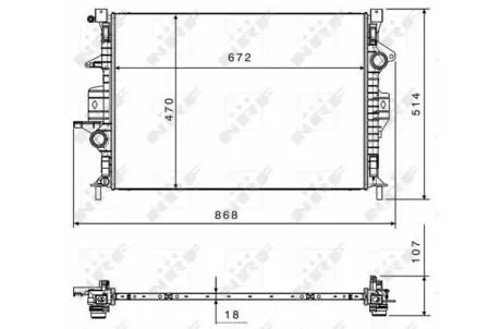 Автозапчасть NRF 58499