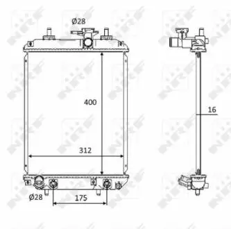 Автозапчасть NRF 58538