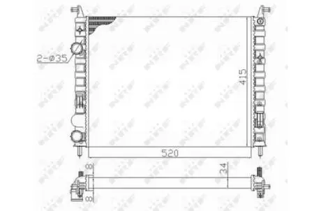 Автозапчасть NRF 58656