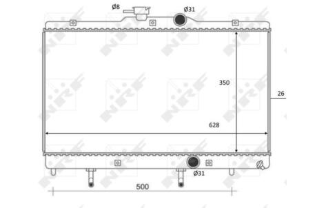 Автозапчасть NRF 59078